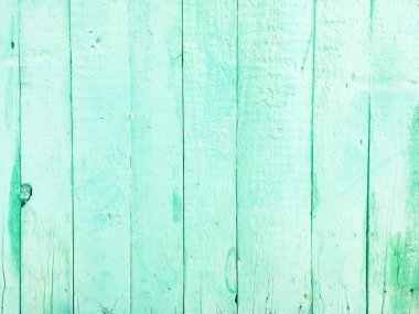 Eski çizik tahtalar yeşile boyanmış. Bir arka plan olarak kullanılabilir ve iç.