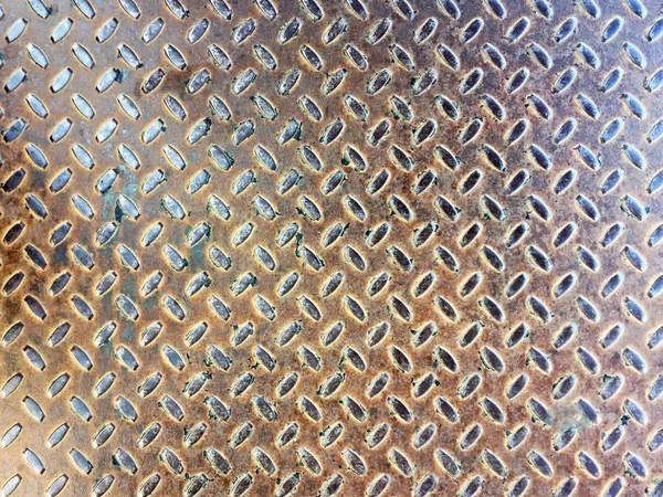 Thin rusty sheet of metal. Background and texture.