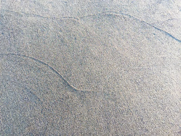 Die Textur Der Oberfläche Eines Sandstrandes Der Küste Sand Mit — Stockfoto