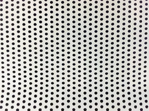 Perforated Sheet Gray Metal Plastic Holes Background Texture — Stock Photo, Image