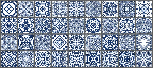 Azulejos decorativos árabes — Vector de stock