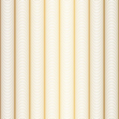 Art Deco Pattern. Seamless white and gold background clipart