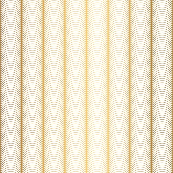 Art Deco-mönster. Sömlös vit och guld bakgrund — Stock vektor