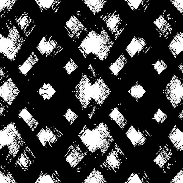 ベクトルクリスクロスシームレスパターン。テクスチャ グランジ ジオメトリの背景 — ストックベクタ