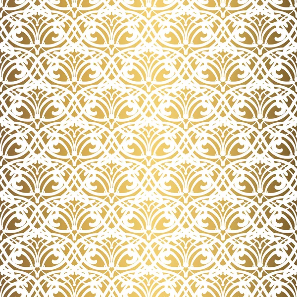 Golden background. Luxury seamless pattern elegant design — Stock Vector