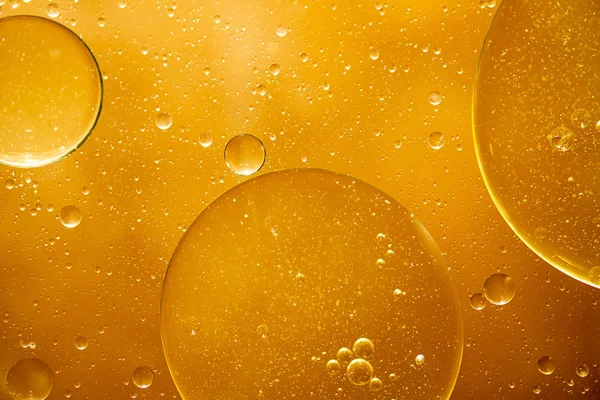 Złoty Żółty Bańka Oleju Streszczenie Tło — Zdjęcie stockowe