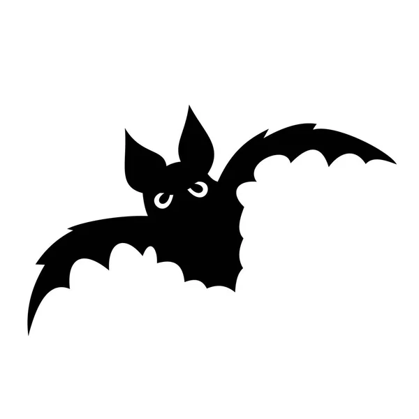 Halloween ikoner: tunna monokrom Ikonuppsättning, svart och vitt kit. Creepy och Funny Jack Face, bat, bokstäver. — Stock vektor