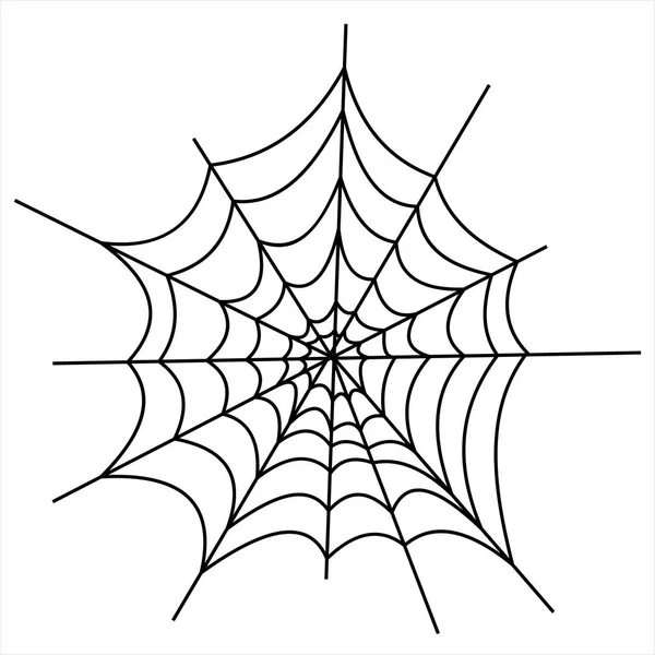 Iconos de Halloween: conjunto de iconos monocromáticos delgados, kit en blanco y negro. Cara de gato espeluznante y divertido, bate, letras, tela de araña . — Archivo Imágenes Vectoriales