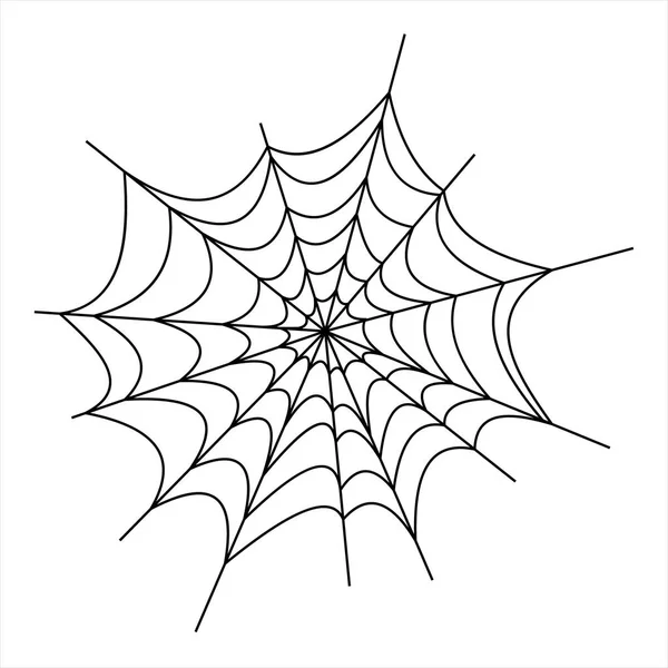 Iconos de Halloween: conjunto de iconos monocromáticos delgados, kit en blanco y negro. Cara de gato espeluznante y divertido, bate, letras, tela de araña . — Archivo Imágenes Vectoriales