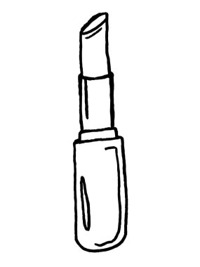 Güzellik kozmetik makyaj. Ruj, maskara, kirpik. Vektör yazısı. Kirlilik sorununun kavramı. Plastik nesnelerin görüntüsü.