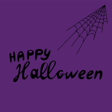 Cadılar Bayramı simgeleri: ince tek renkli simge seti, siyah ve beyaz kiti. Ürpertici ve komik Jack yüz, yarasa, yazı.