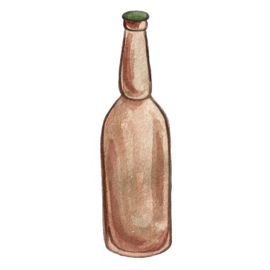 el çizilmiş suluboya oktoberfest seti, kupalar ve bira bardak, hop bitki, aperatifler, sosis ve kraker, el çizilmiş illüstrasyon