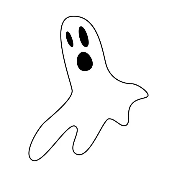 Icônes Halloween : ensemble d'icônes monochromes minces, kit noir et blanc. Creepy et drôle Jack visage, chauve-souris, lettrage . — Image vectorielle
