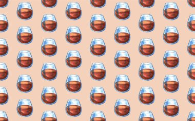 güzel arka plan, dikişsiz desen ile lezzetli coctail içecek suyu bir bardak. Yaz, plaj alkol, kireç çerçeve