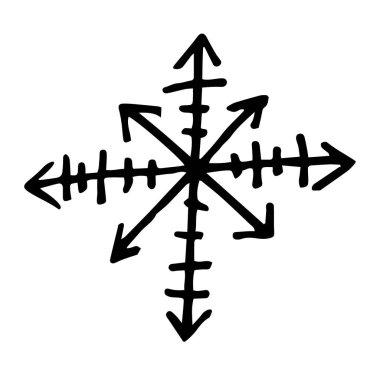 el çizilmiş Happy New Year font lettering caligraphy. Vektör arka ve beyaz basit illüstrasyon