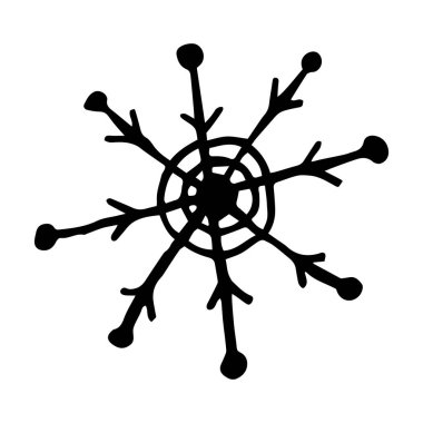 el çizilmiş Happy New Year font lettering caligraphy. Vektör arka ve beyaz basit illüstrasyon