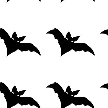 Cadılar Bayramı oyma jak ı ile dikişsiz desen siyah arka plan üzerinde siluetler yüzleri. Not defteri dijital kağıt, tekstil baskı, sayfa dolgu için kullanılabilir. Vektör çizimi