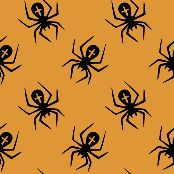 Halloween kabaklar örümcek web zombi ile dikişsiz desen. Not defteri dijital kağıt, tekstil baskı, sayfa dolgu için kullanılabilir. Vektör çizimi