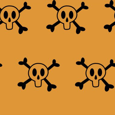 Halloween kabaklar örümcek web zombi ile dikişsiz desen. Not defteri dijital kağıt, tekstil baskı, sayfa dolgu için kullanılabilir. Vektör çizimi