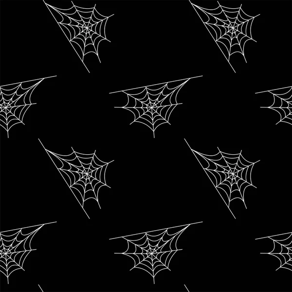 Halloween kabaklar örümcek web zombi ile dikişsiz desen. Not defteri dijital kağıt, tekstil baskı, sayfa dolgu için kullanılabilir. Vektör çizimi — Stok Vektör