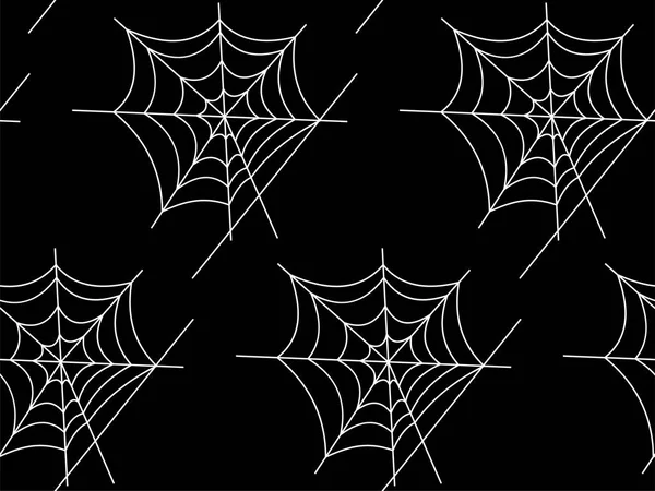 Naadloze patroon met Halloween pompoenen Spider Web zombie. Kan worden gebruikt voor ScrapBook digitale papier, textiel print, pagina vulling. Vector illustratie — Stockvector
