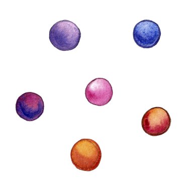 El boya suluboya mercan deniz okyanus simge seti tasarım hurda kitap kağıt, tekstil, web siteleri