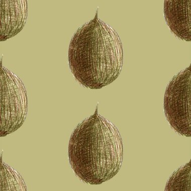 Kırmızı elma, muz, armut, kiraz parlak meyve tam arka planda izole ile suluboya dikişsiz desen. Yaz, hasat, sulu