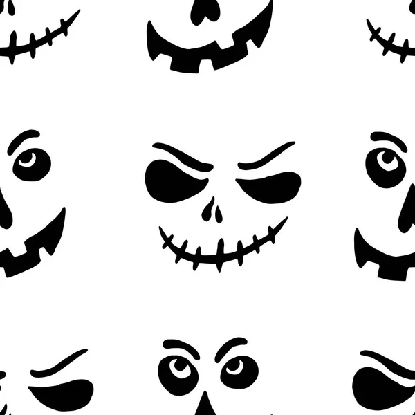 Grande coleção de Halloween com morcego, abóbora, bruxa, fantasma, elemento facial assustador para design, ilustração vetorial — Vetor de Stock