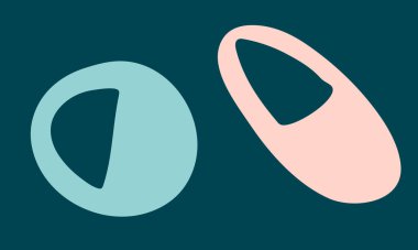 Vektör el çizimi tıp illüstrasyonu