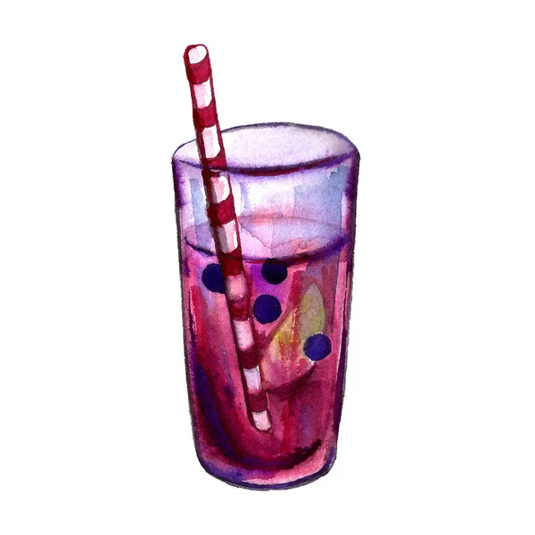 Handgezeichnete Cocktail-Illustration — Stockfoto