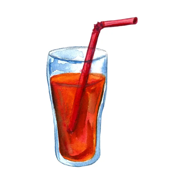 Handgetekende cocktailillustratie — Stockfoto