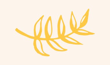 Bitkilerin el çizimi vektör çizimi