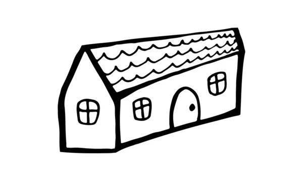 Маленький ручной домик — стоковый вектор
