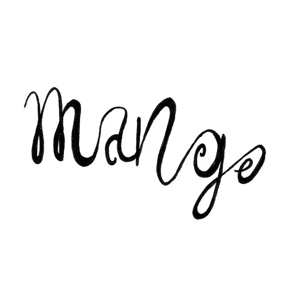 Hand drawn illustration of mango — Stock Photo, Image