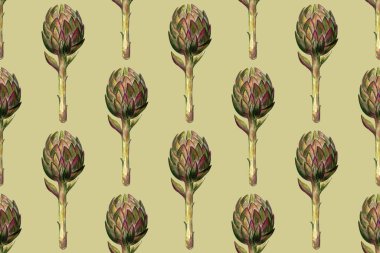 Enginarın el çizimi çizimi