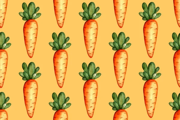 Ручная иллюстрация моркови — стоковое фото