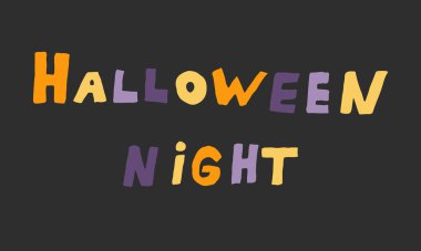 Cadılar Bayramı vektör illüstrasyonu