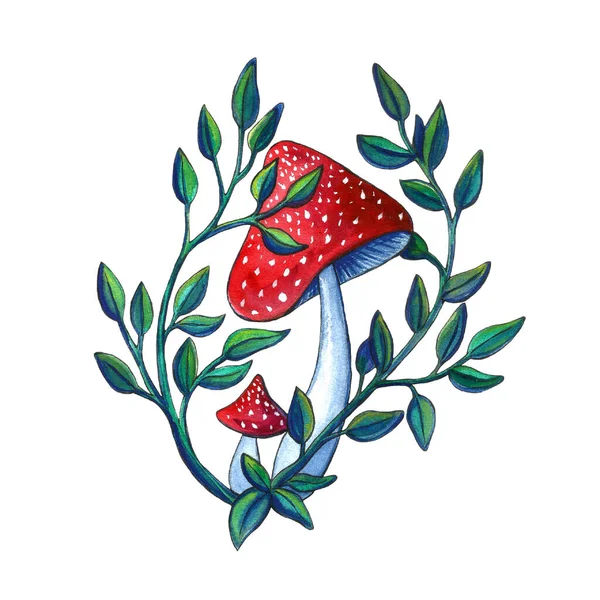 Suluboya sonbahar çizimi.