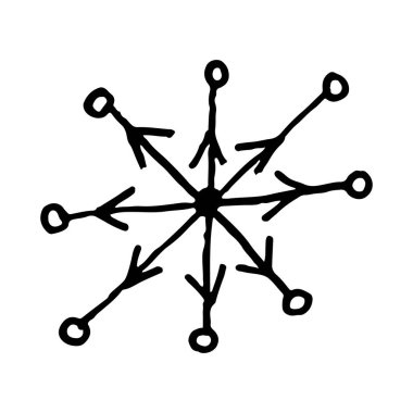 Kar taneleri basit karalama yanılsaması