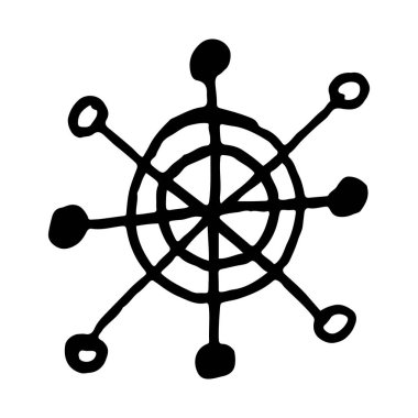 Kar taneleri basit karalama yanılsaması