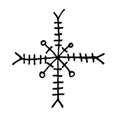 Kar taneleri basit karalama yanılsaması