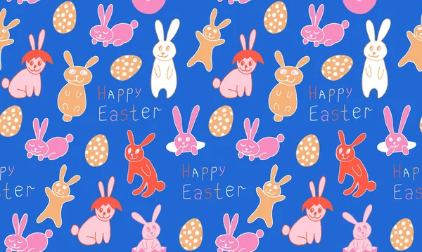 Şirin Paskalya tavşanları çizimi