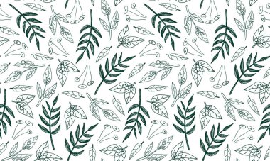 Dallar ve yapraklar ekin.