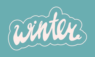 Vektör el yazısı harfler