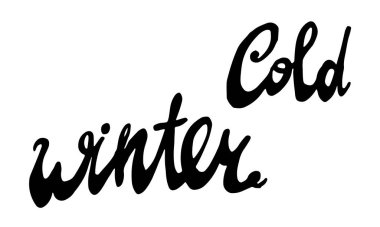 Vektör el yazısı Noel mektupları