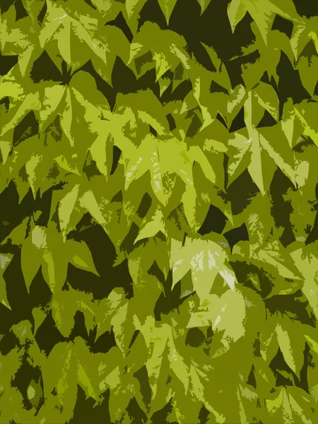 Schöne Blätter Muster Hintergrund Illustration — Stockfoto