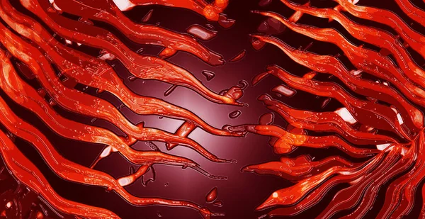 Astratto Sfondo Texture Colorata Modello Forma Dinamica Rossa — Foto Stock