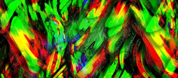 Абстрактный Красочный Дизайн Фона Зеленое Восковое Изображение — стоковое фото