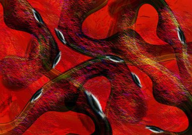 Memphis tasarımı postmodern tarz modeli. Vektör arkaplan dokusu.