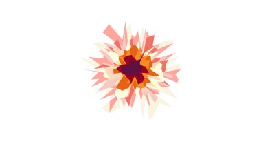 Minimum geometrik arkaplan. Dinamik şekiller bileşimi.